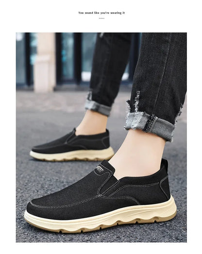 Shoes for men, 2024 autumn new single shoes, British style bean shoes, dad shoes, one foot casual shoes