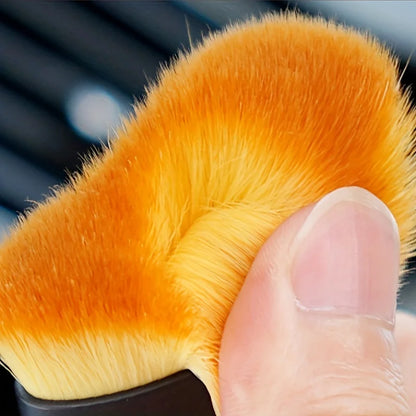 2 Pcs Car Interior Dust Sweeping Soft Brush Car Washing Tool Multifunctional Keyboard Gap Car Dust Brush Cleaning Brush