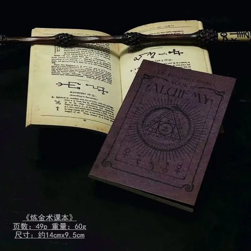 Retro scrapbook book, magic herb manual, astrology book, diary, spell recording story, magic book, children's gift