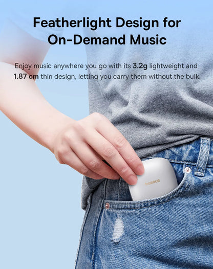 Baseus Bowie E16 Wireless Earphones Bluetooth 5.3 TWS Earbuds IPX4 Waterproof Earphone 30H Playtime 13mm Driver HIFI Headphones