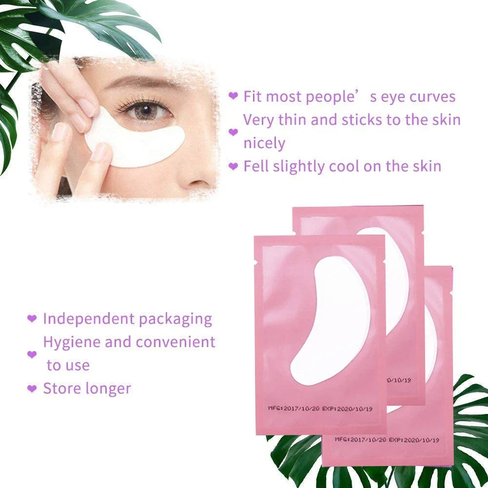 50/100pairs eye patches eyelash extension under eyelashes fake lashes stickers lash extension supplies patches for building eye