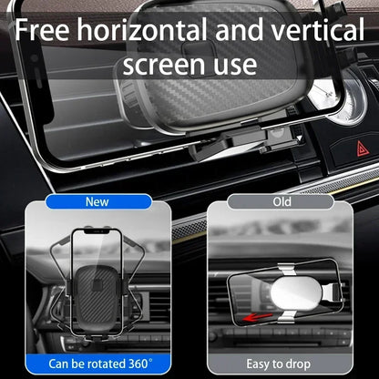 Car Phone Holder Bracket Accessories Interior Auto Air Outlet Cellphone Support Parts Phone Stand Base Fixing Clip