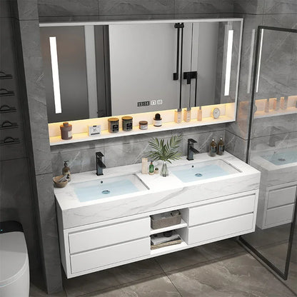 Bathroom Accesories Cabinet Wall Home Accessories Set Luxury Full Furniture Shelfs Sink Cabinet Modern Hovedskapet Bathroom Home