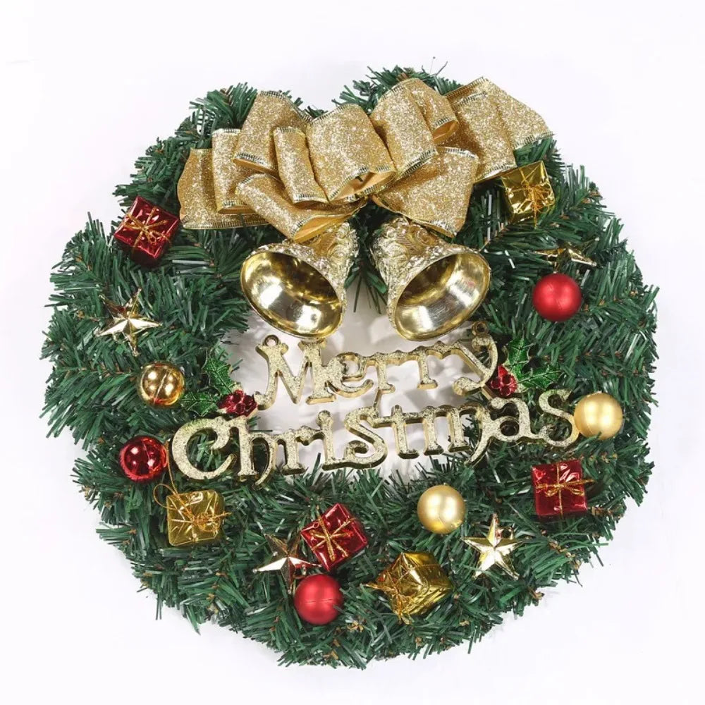 sp Hot Sale Merry Christmas Decoration Wreath Manufacturer Artificial Greenery Christmas Garland Decoration