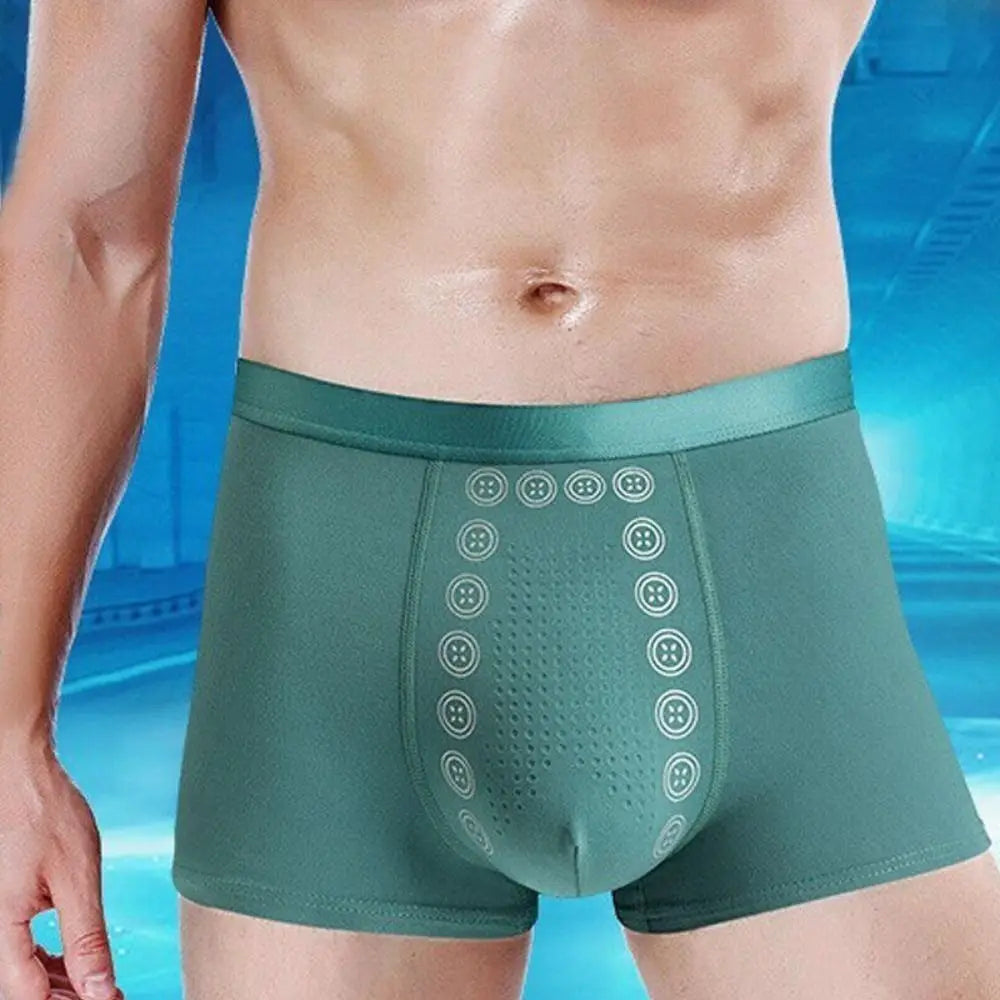 Energy Field Therapy Men's Underwear Elastic Polyester Fibre Long Lasting Slim Briefs Breathable Magnetic Therapy Men Underwear