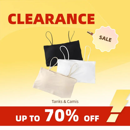 Clearance_Women Crop Top Sexy Bra Seamless Tank Tops 2023 Summer Female White Strap Top Backless Camisole Solid Croppe_Continuou