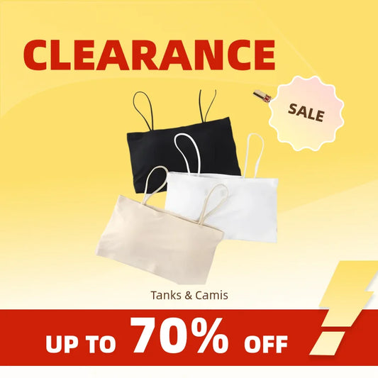 Clearance_Women Crop Top Sexy Bra Seamless Tank Tops 2023 Summer Female White Strap Top Backless Camisole Solid Croppe_Continuou