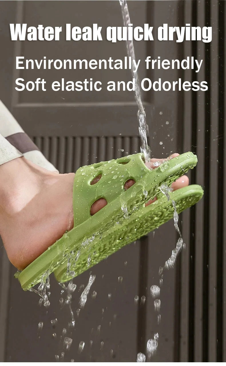 نعال حمام منزلية خفيفة الوزن مقاومة للماء للشاطئ نعال غير قابلة للانزلاق للسباحة والحمامات والأحذية المائية