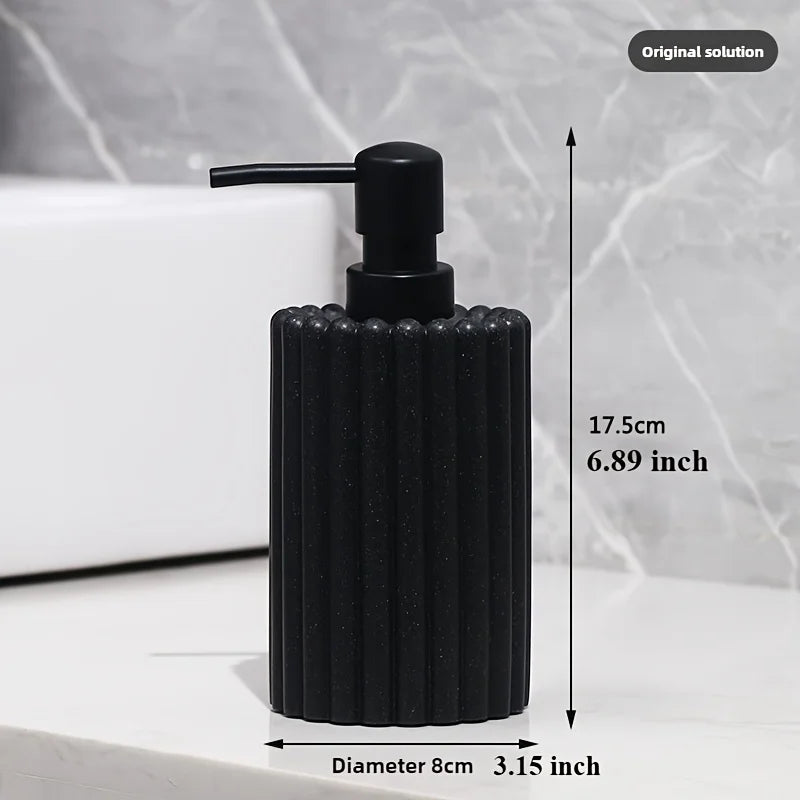 Bathroom accessories and toiletries include lotion bottles, swab boxes and trays, which are available in a variety of colors.