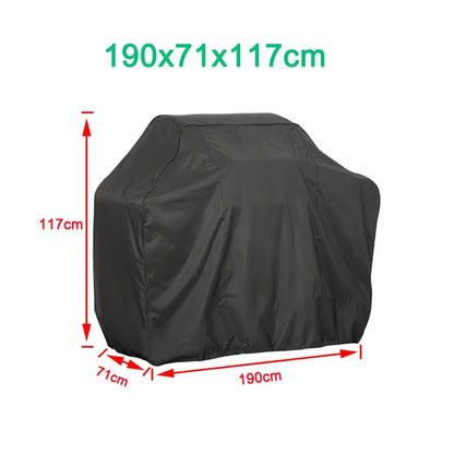 BBQ Grill Barbeque Cover Anti-Dust Waterproof Weber Heavy Duty Charbroil BBQ Cover Outdoor Rain Protective Barbecue Cover