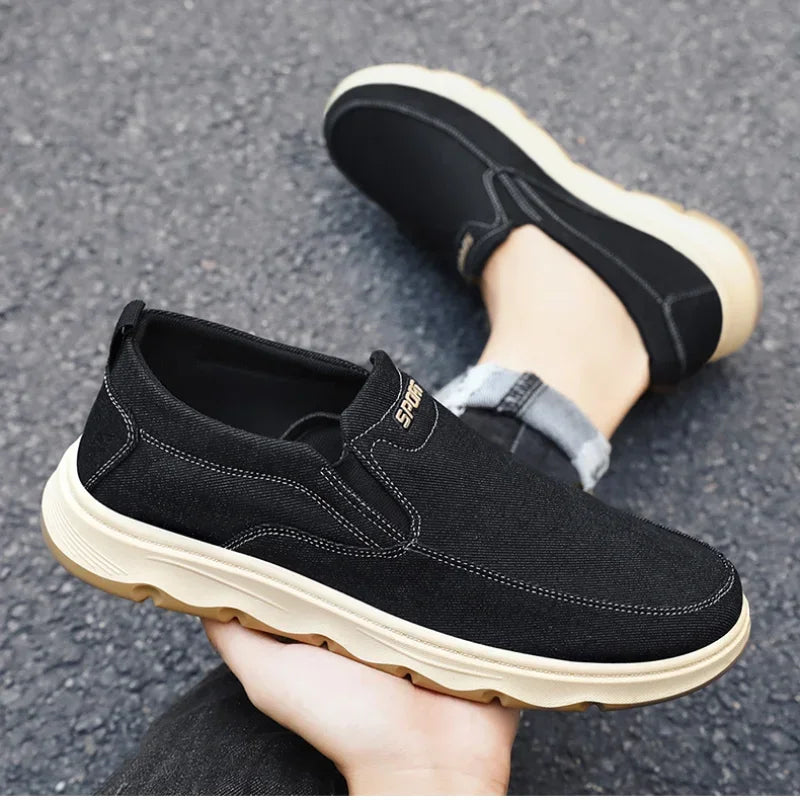 Shoes for men, 2024 autumn new single shoes, British style bean shoes, dad shoes, one foot casual shoes