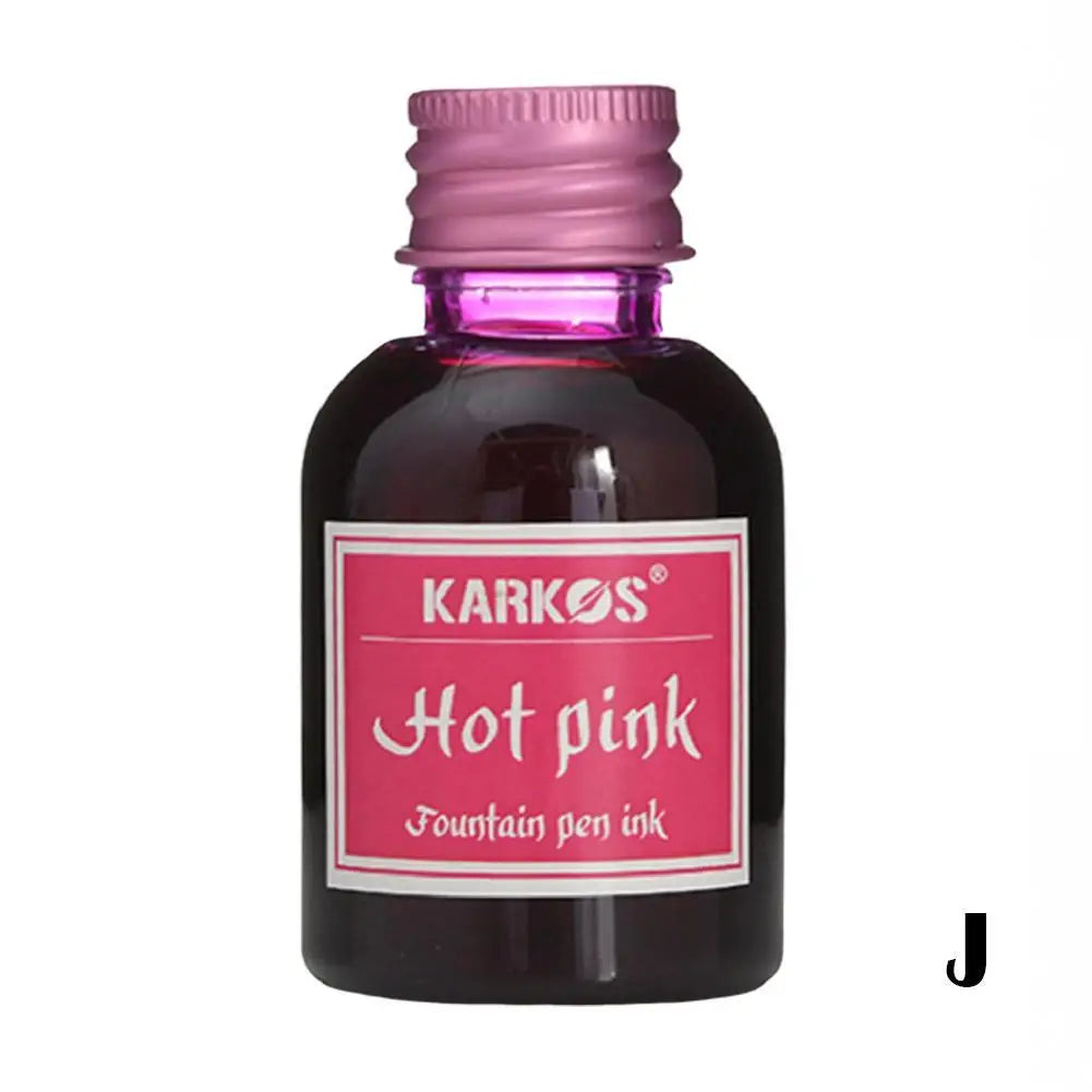 1 Bottle Pure Colorful 20/30ml Fountain Pen Ink Refilling Ink Stationery School High Quality Calligraphy Writing Fountain Ink