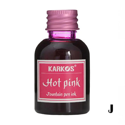 1 Bottle Pure Colorful 20/30ml Fountain Pen Ink Refilling Ink Stationery School High Quality Calligraphy Writing Fountain Ink
