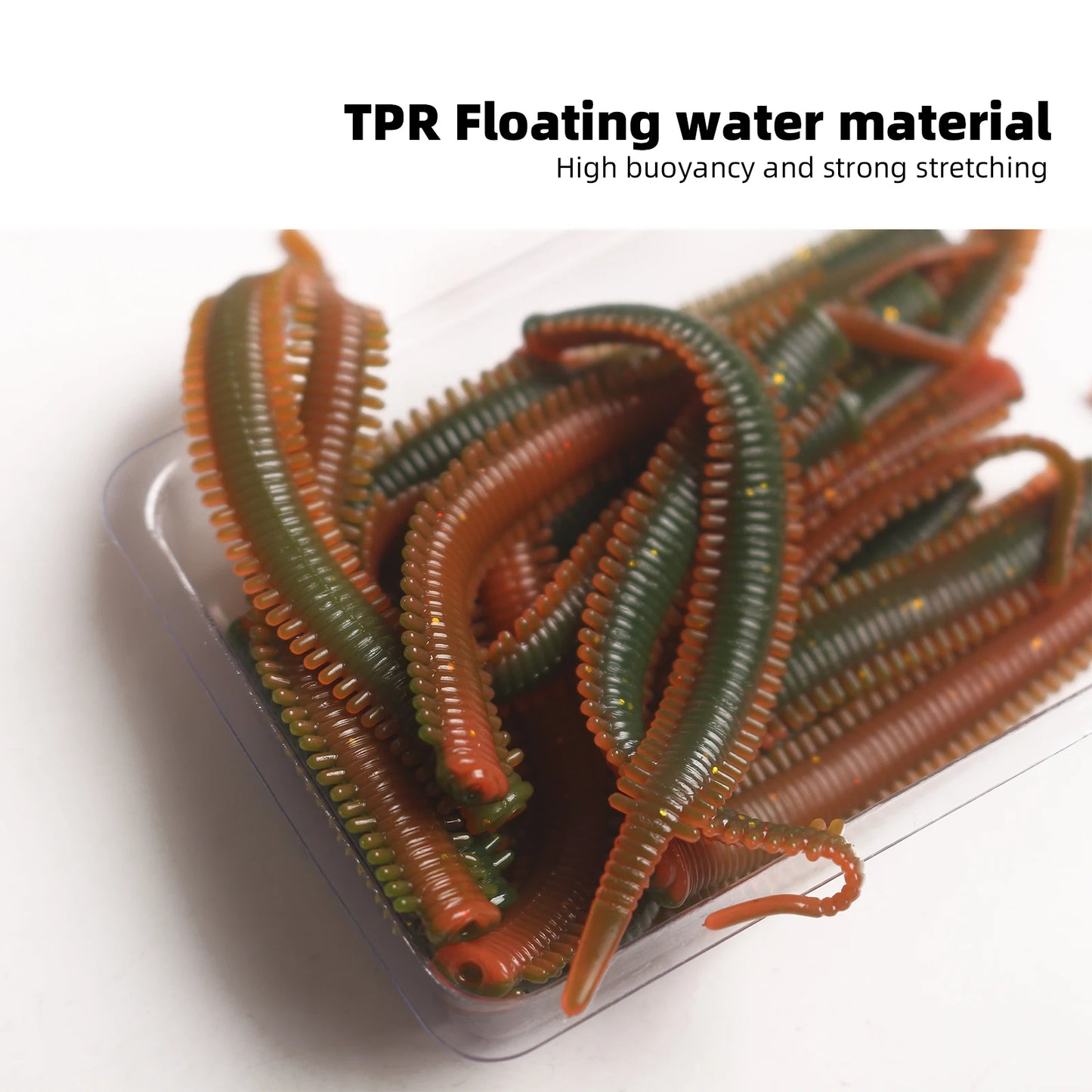 10 bags of road runner lures bionic sea sandworms soft bait to simulate the real lures fishing lures multi-color not easily brok