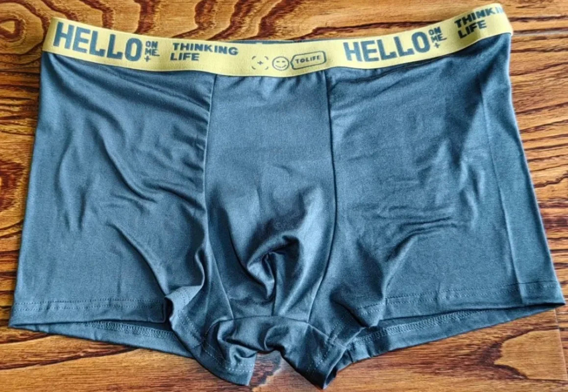 6Pcs Men Underwear Boys Cotton Underpants Male Pure Men Panties Shorts Breathable Boxer Shorts Comfortable soft Plus size