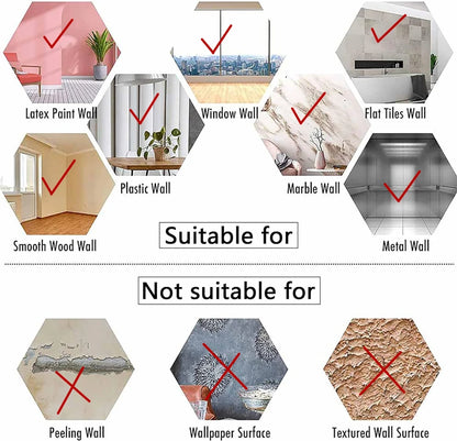 26PCs 3D Acrylic Mirror Wall Stickers Set round Adhesive Reflective Decorative Panel for Living Room Bedroom TV Background Decor