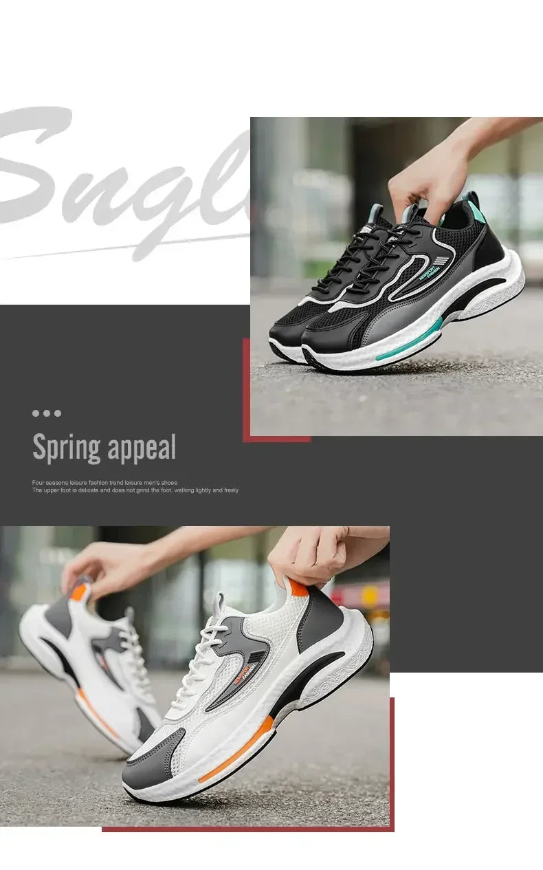 Sneakers for Men Fashion Outsole Male Casual Sport Shoes Man Running Flats Shoes Tenis De Mujer Zapatillas Sapato Masculino