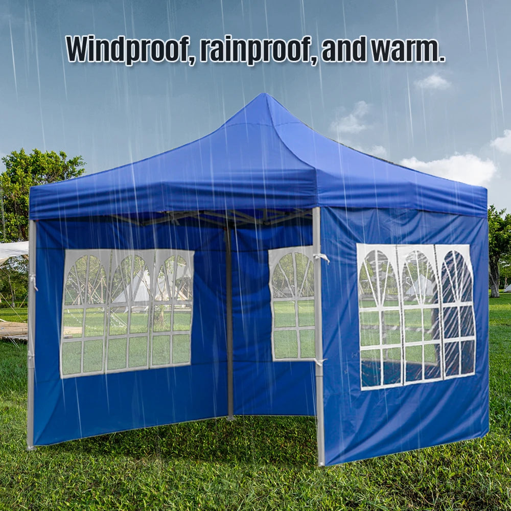 Tent Curtain with Window Tent Sidewall For Outdoor Activities Champing Waterproof Wear-Resistant UV Resistant Removable Canopy