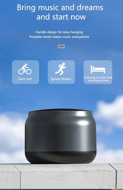 VIKEFON K30 Wireless Bluetooth Speaker Portable Mini Outdoor Wireless Speakers Music Surround Loudspeaker HD Voice Shocking Bass