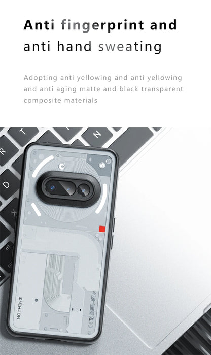 Clear Case For Nothing Phone 3a Cover Nothing Phone 3a Fundas Hard PC Camera Protector Shockproof Back Case For Nothing Phone 3a