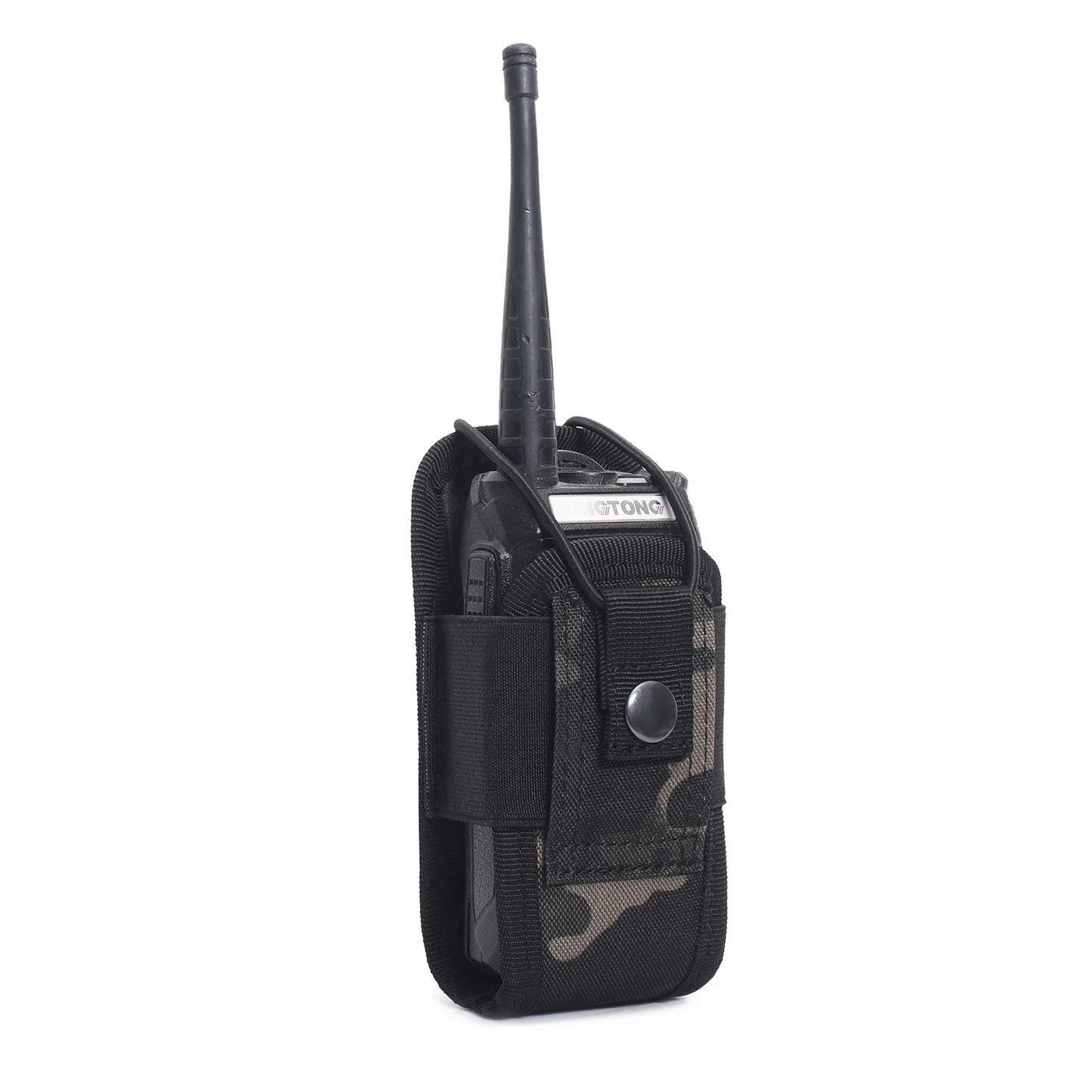 Hoyoo outdoor tactical walkie talkie case MOLLE accessory package multifunctional walkie talkie external protective cover camouf