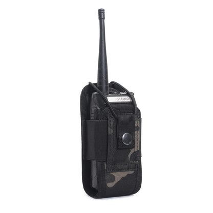 Hoyoo outdoor tactical walkie talkie case MOLLE accessory package multifunctional walkie talkie external protective cover camouf