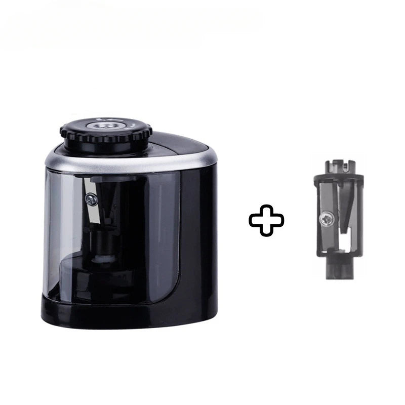 Portable Pencil Sharpener Electric Manual 2 in 1 Automatic Pencil Sharpener Kids Adults Auto Pencil Sharpener Stationery