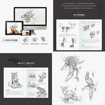 Region Of Original Fantasy Creature Concept Design Archives Book Game Anime Drawing Tutorial Books libros