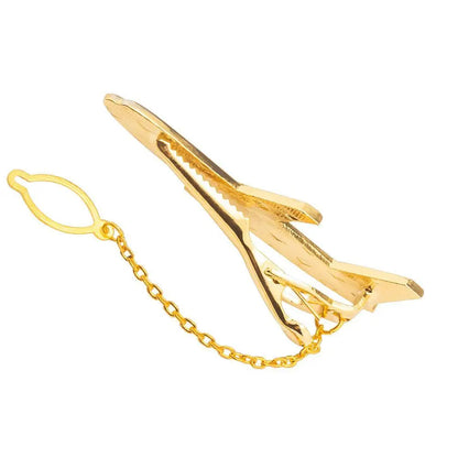 Gentleman Fashion Airplane Shape Accessories Jewelry Wedding Gifts Necktie Clip Shirt Tie Pin Aircraft Clips Men Tie Clip