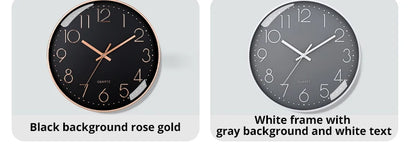 8 Inch Mute Quartz Wall Clock Cubic Digital Clock Living Room Bedroom Wall Clock Simple Digital Clock Home Decorations