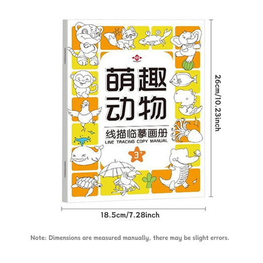 Line Drawing Copy Color Painting Cartoon Simple Strokes Line Drawing Line Control Pen Free and Rich Colors Libros Para Colorear