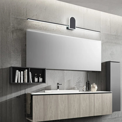 Bathroom Mirror Front Light Modern Led Wall Light Black&White Luminaires Sconce Wall Lamp L70 90 110cm Bathroom Lamp