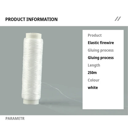 FTK 250M Strong Elastic Firewire Elastic Line 0.2mm Fishing Line Japan Fishing Thread fishing Tools Fishing tackle