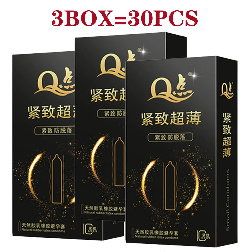 30pcs Ultra Thin Condoms For Men Delay Ejaculation Intimate Condone Hyaluronic Acid 0.01 Slim condom Natural Latex Penis Sleeve