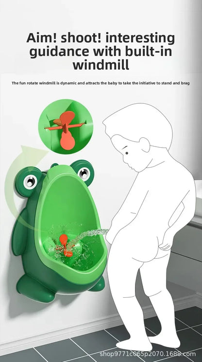 Wall-Mounted Baby Boys Urinal Child Training Toilet Stand Up Urinal Toddler Boys Potty Holder Travel Portable Training Urinal