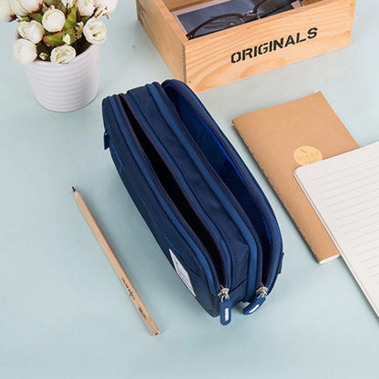 1PC Large Capacity Pencil Case Stationery Cute Boys Girls Gift Bag Pen Box Pencil Cases Storage Student School Office Supplies