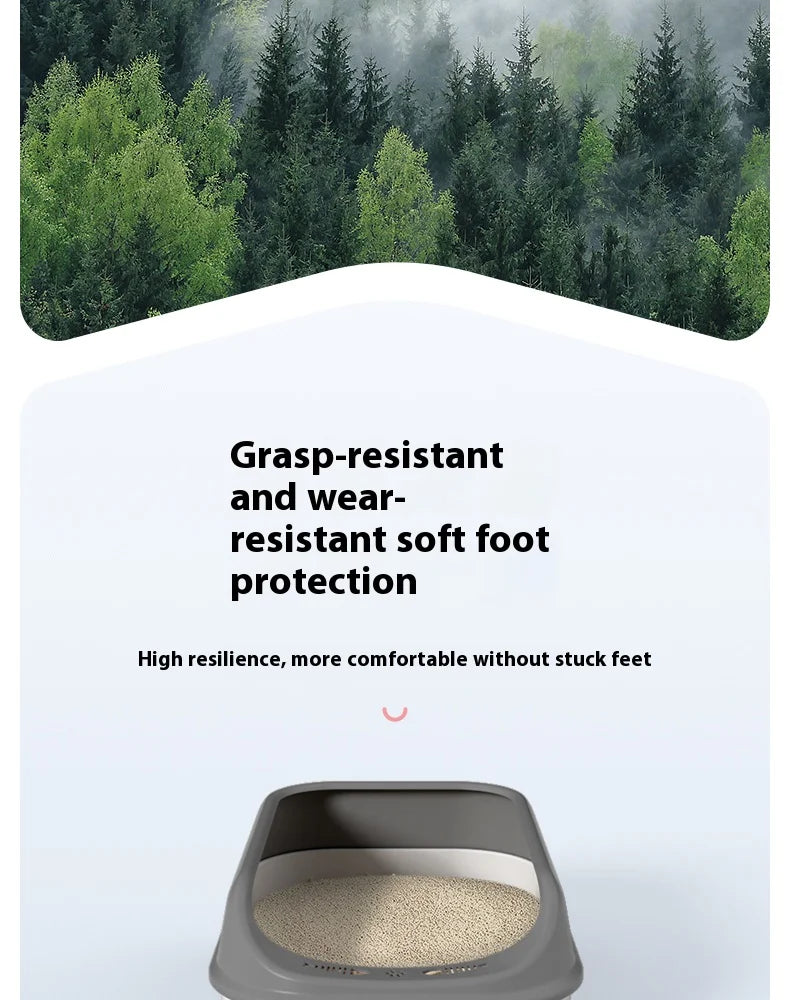 Large Waterproof Double Layer Cat Litter Mat Non-Slip Washable Pet Litter Box Mat Durable Sand Trapper Easy Clean Cat Toilet Mat