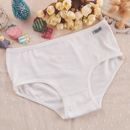7Pcs/Lot Women Panties Cotton Underwear Breathable Soft Sexy Lingerie Female Briefs Girls Cute Solid Color Underpants Plus Size