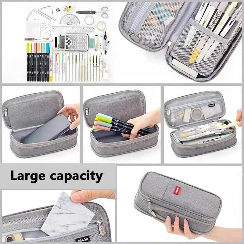 Kawaii Pencil Cases Large Capacity Pencil Bag Pouch Holder Box for Girls Office Students Organizer School Stationery Supplies