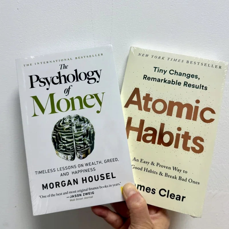 The Psychology of Money Atomic Habits Timeless Lessons on Wealth,Greed, and Happiness A Simple Way to Build Good Habits & Break