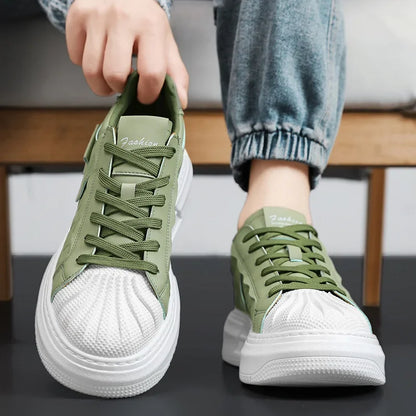 Men's Shoes 2025 New Trend Fashionable Versatile Breathable Niche Personality Casual Sports Board Shoes Thick Sole Comfortable
