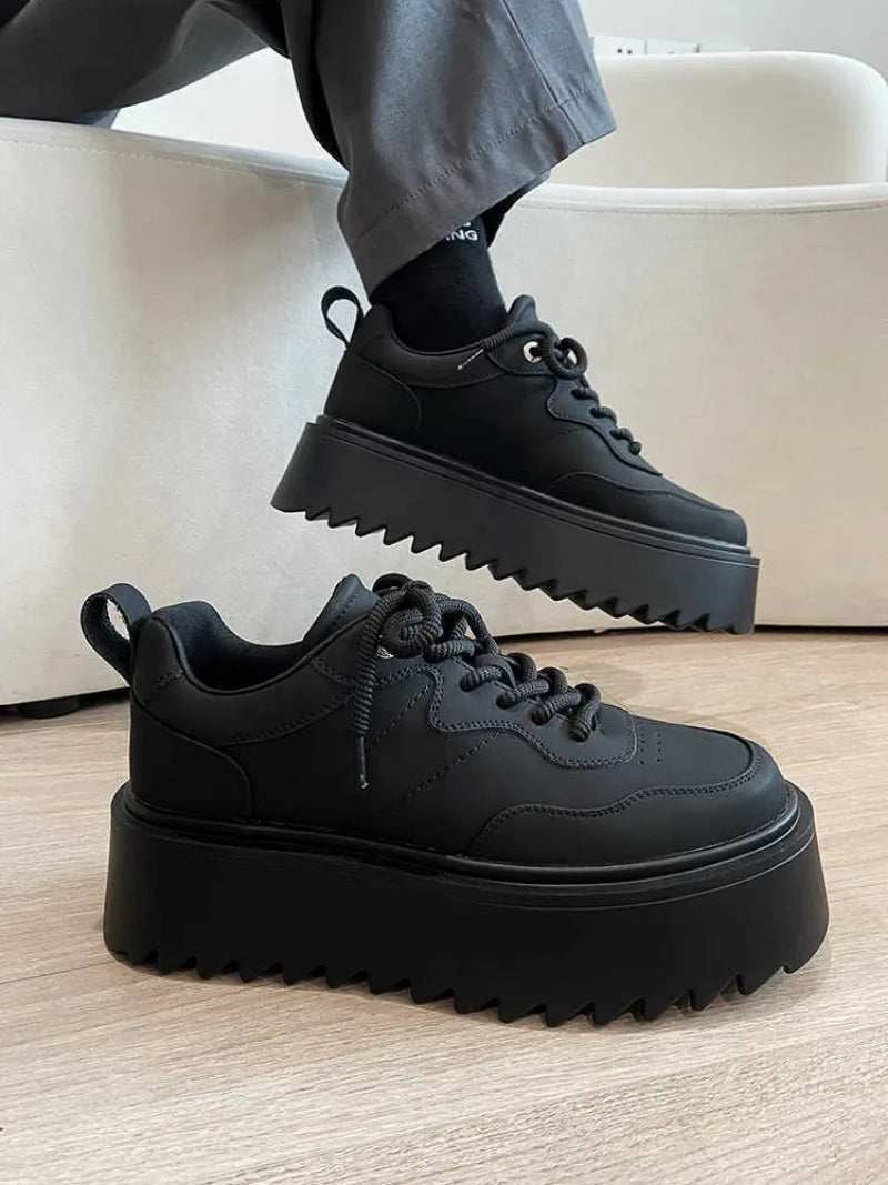 Men's Shoes Spring Autumn New Men Thick Soled Casual Sneakers High Quality Comfortable Soft Board Shoes Versatile Zapatos Hombre
