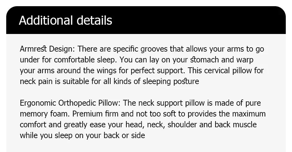 Sleep Memory Neck Pillow Butterfly Slow Rebound Comfortable Memory Foam Sleep Pillow Cervical Orthopedic Neck Massage Bed Pillow