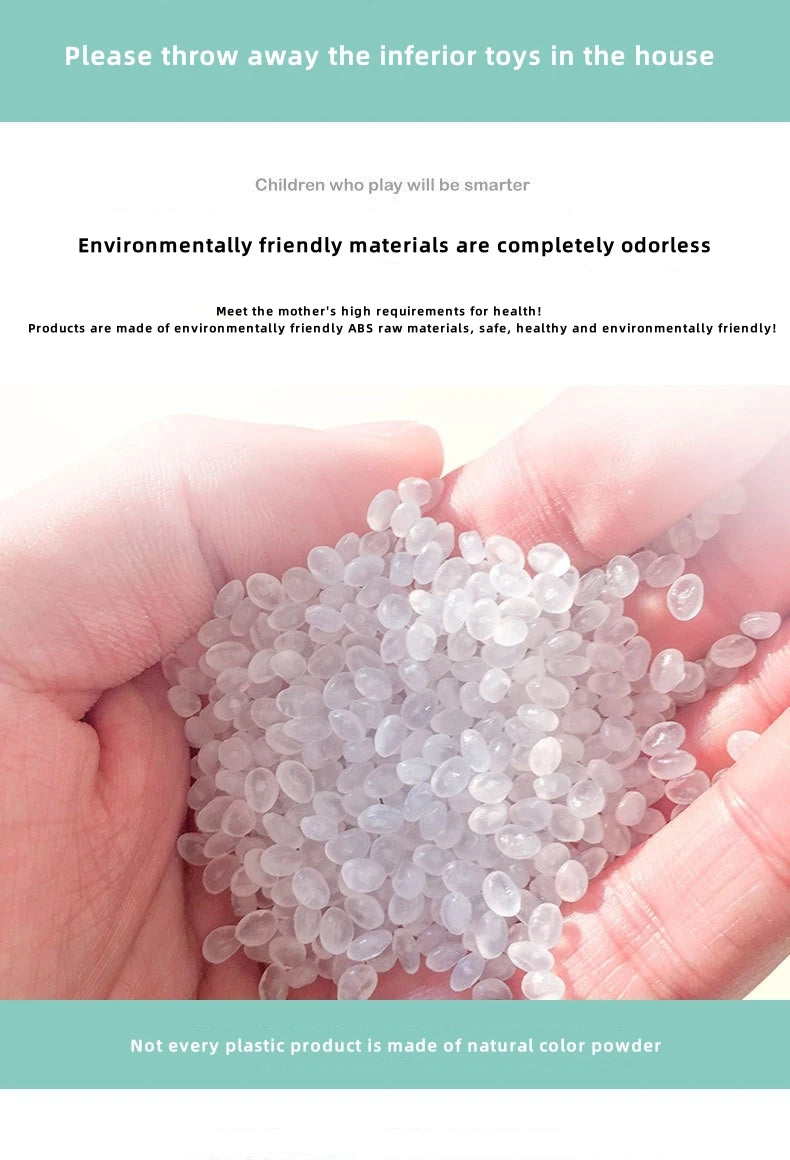 HOMEFISH 1000 DIY creative building blocks bulk set Urban Classic building Assembled birthday gift children's educational toys