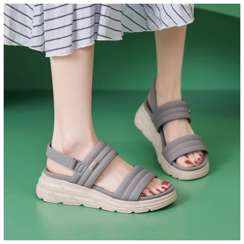 Shoes for Women 2025 Summmer Fashion Women Platform Sandals Casual Comfortable Non-slip Wedges Shoes Zapatos De Mujer
