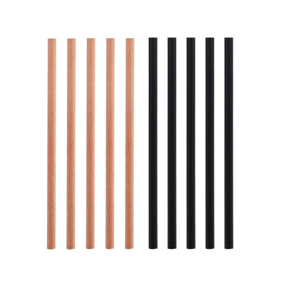 10 Pieces Colorful Wooden Pencils, 7 in 1 Rainbow Colors. Good for Sketching, Doodling, Drawing