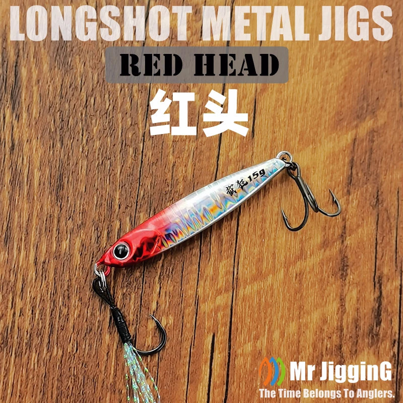 Mr JigginG Fast Sinking Metal Jig Lure 10/15/20/30/40g Saltwater Shore Casting Fishing Sea Bass Metal Jig Artificial Bait Tackle