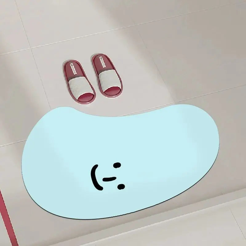 Bathroom door absorbent floor mat foot mat household toilet toilet soft diatom mud toilet quick drying non-slip mat