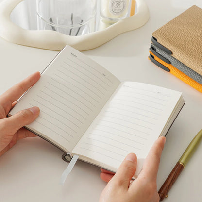 Business Office Custom Letters Notebook A6 School Student Leather Fashion Diary Books Portable Luxury Note Book Engraving Gift