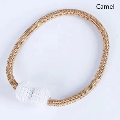 2pcs curtain bundling straps creative high-end functional straps simple thick tie rope household strong magnetic suction